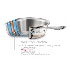 All-Clad Copper Core Saucepan with Lid and Loop AAC1010